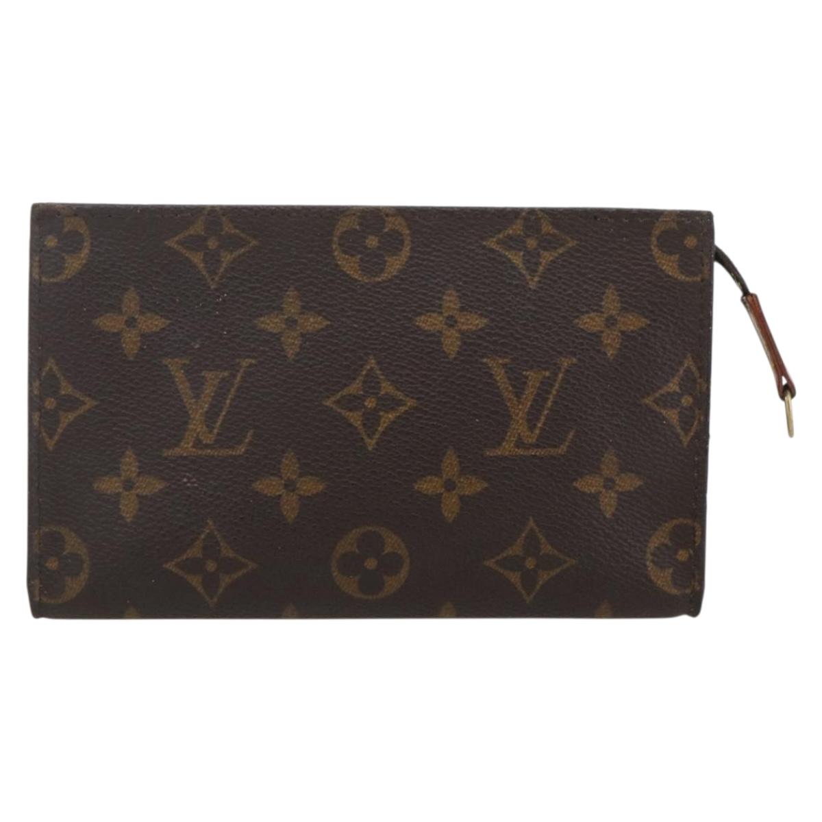 LOUIS VUITTON Monogram Bucket PM Accessory Pouch LV Auth 160345