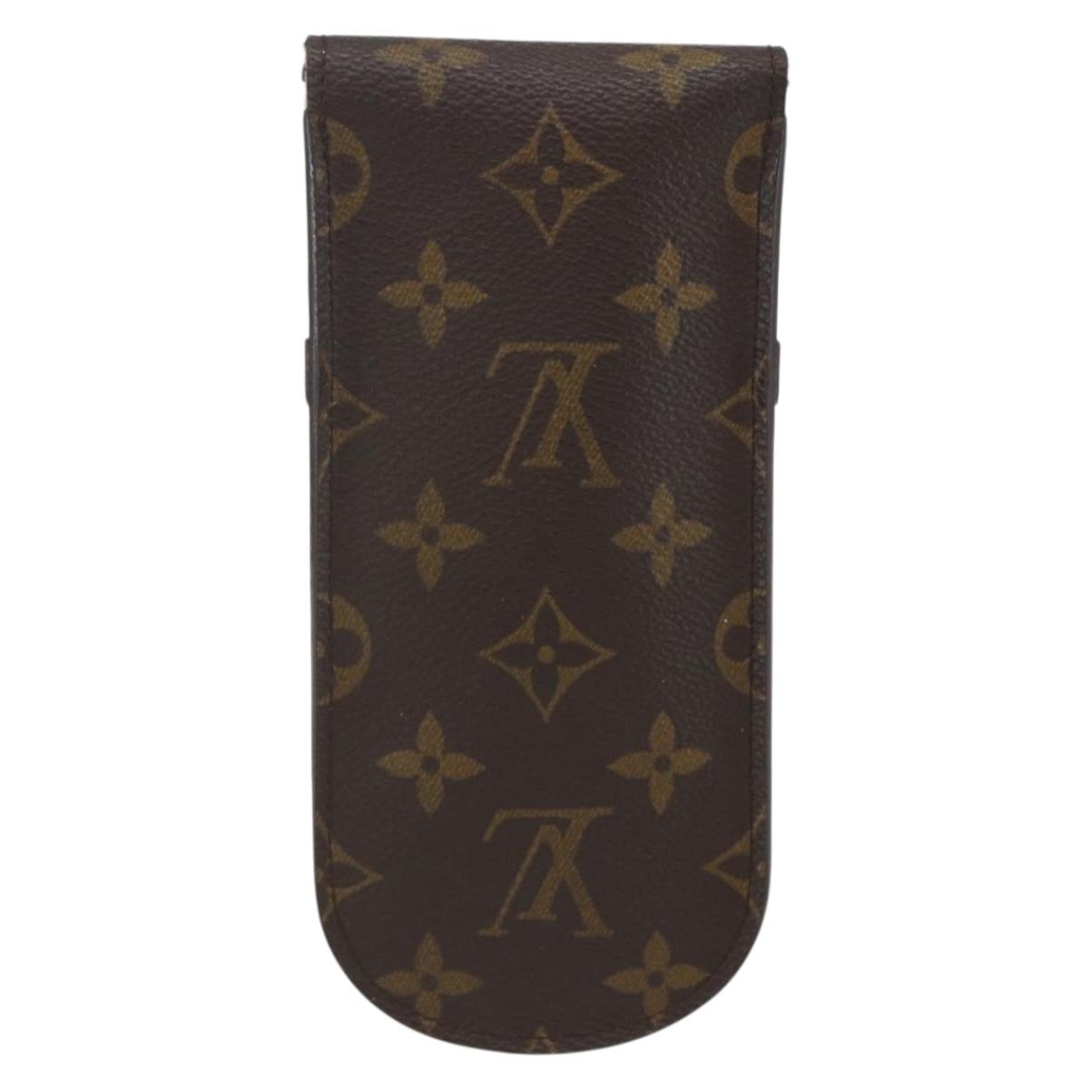 LOUIS VUITTON Monogram Etui Lunette Rabat Glasses Case M62970 LV Auth 160349