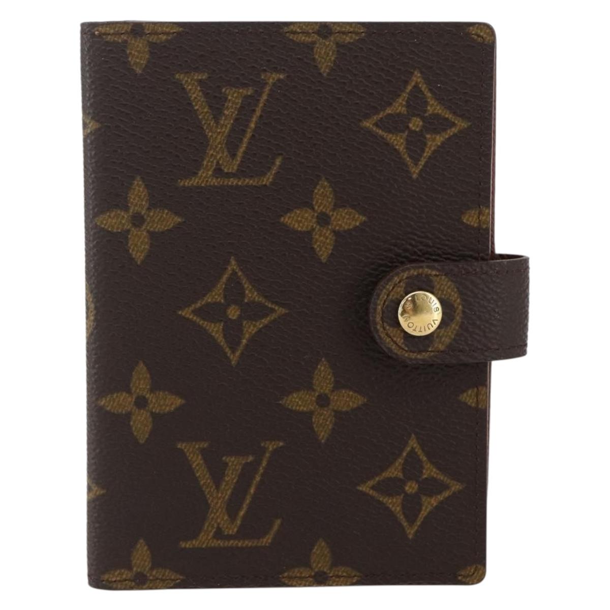 LOUIS VUITTON Monogram Etui Palm PDA Day Planner Cover M63028 LV Auth 160355