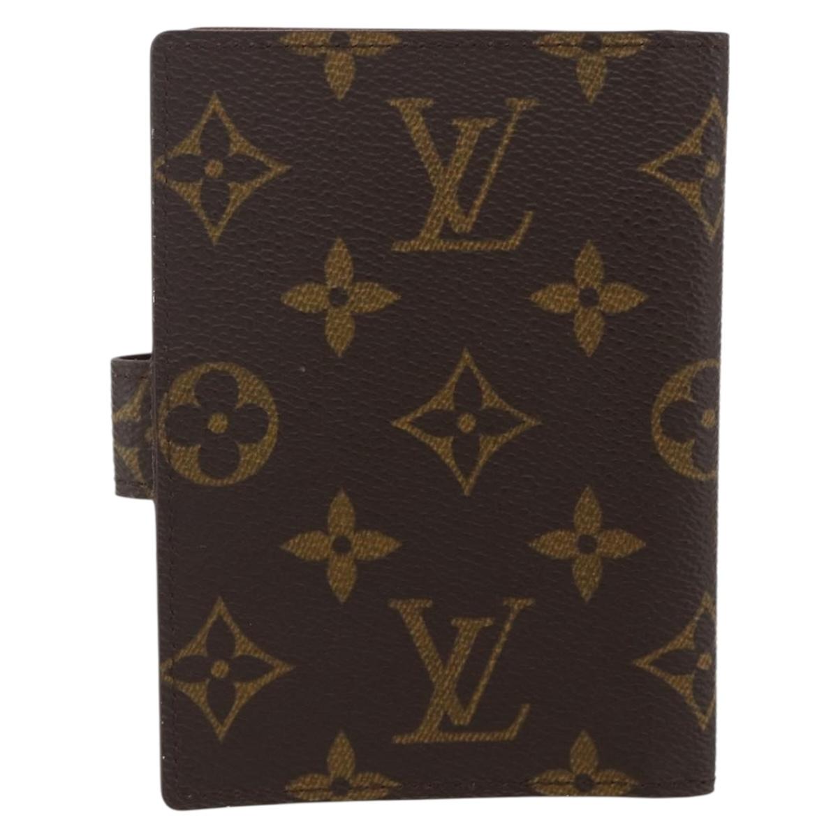LOUIS VUITTON Monogram Etui Palm PDA Day Planner Cover M63028 LV Auth 160355