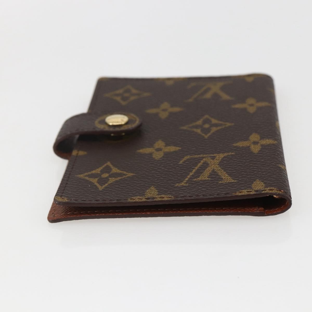 LOUIS VUITTON Monogram Etui Palm PDA Day Planner Cover M63028 LV Auth 160355