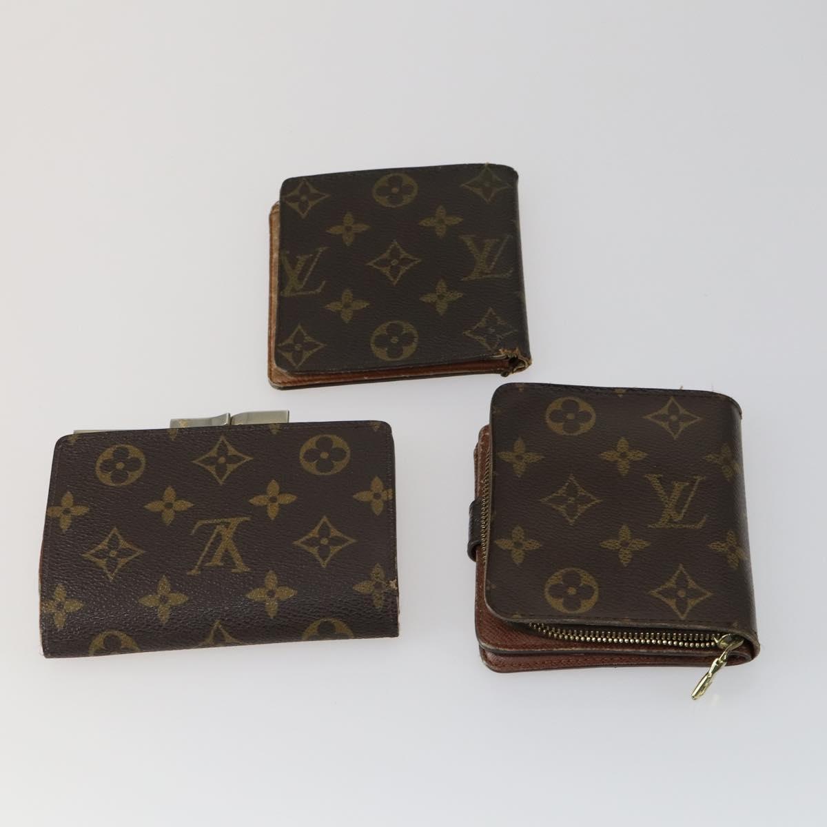 LOUIS VUITTON Monogram Wallet 8 Set LV Auth 160366