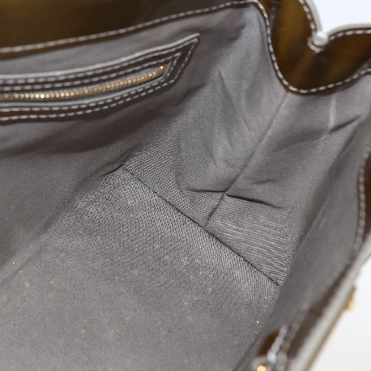 LOUIS VUITTON Monogram Vernis Wilshire PM Bag Gris Art Deco M91627 Auth 160424