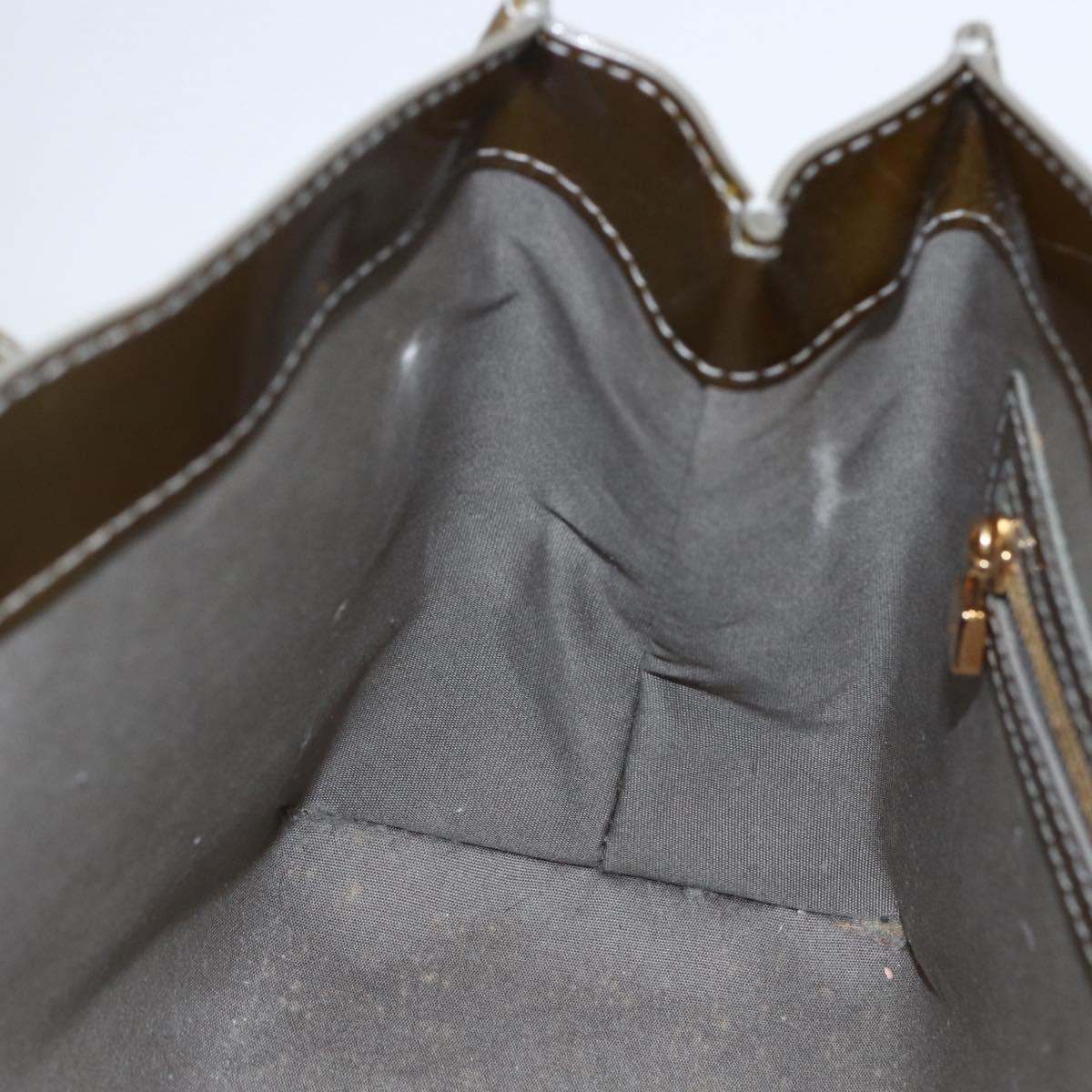 LOUIS VUITTON Monogram Vernis Wilshire PM Bag Gris Art Deco M91627 Auth 160424