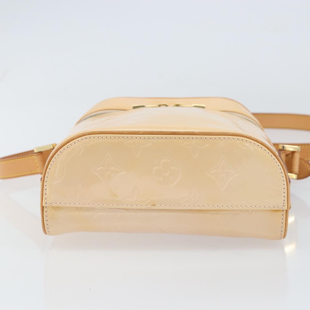 LOUIS VUITTON Vernis Sullivan Vertical Bag Marshmallow Pink M91298 Auth 160430