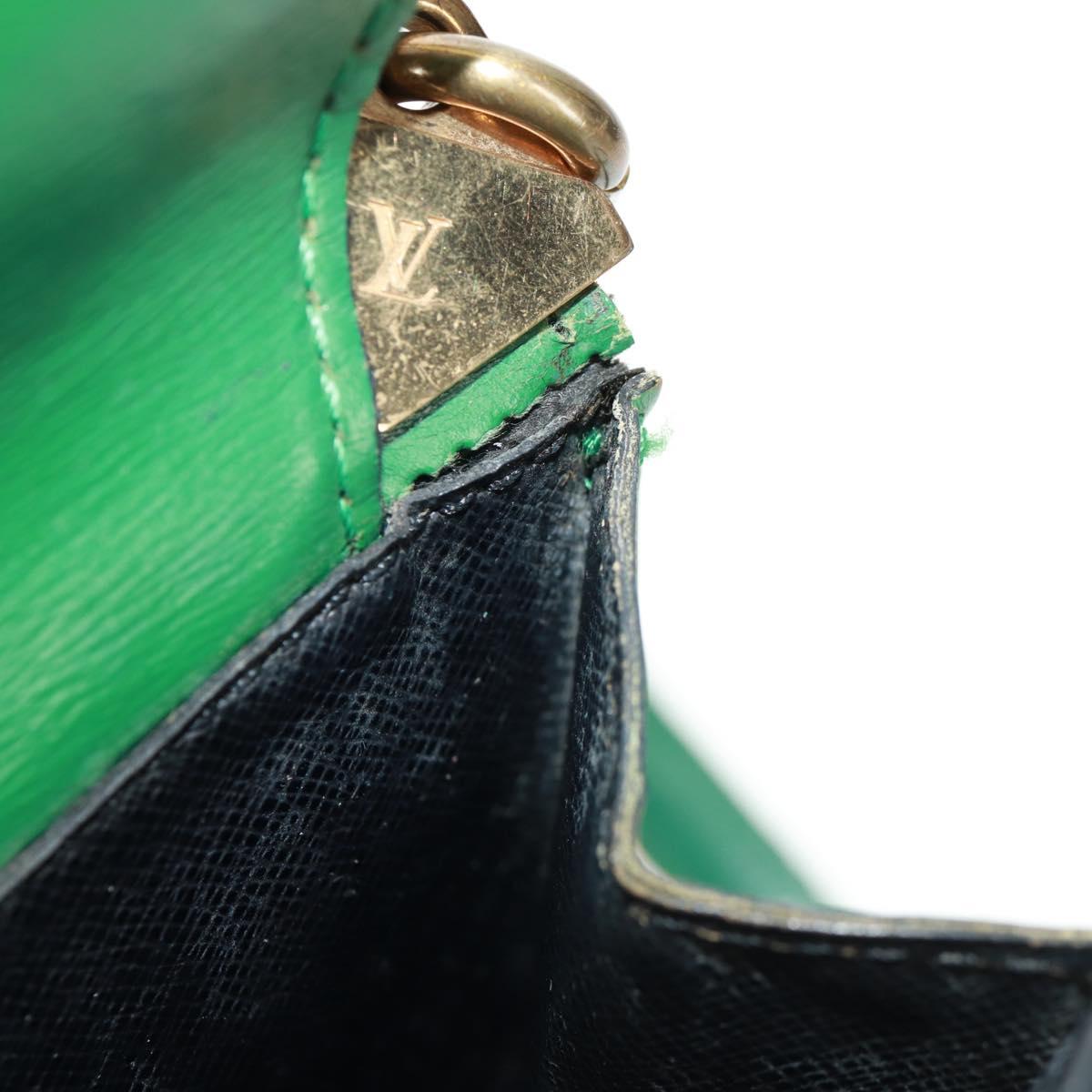 LOUIS VUITTON Epi Grenel Shoulder Bag Green M52364 LV Auth 160435