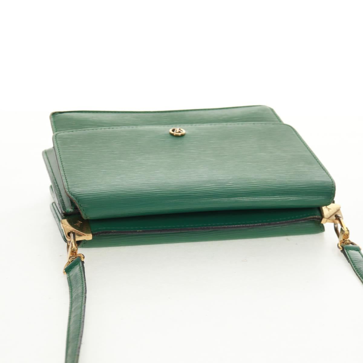 LOUIS VUITTON Epi Grenel Shoulder Bag Green M52364 LV Auth 160435