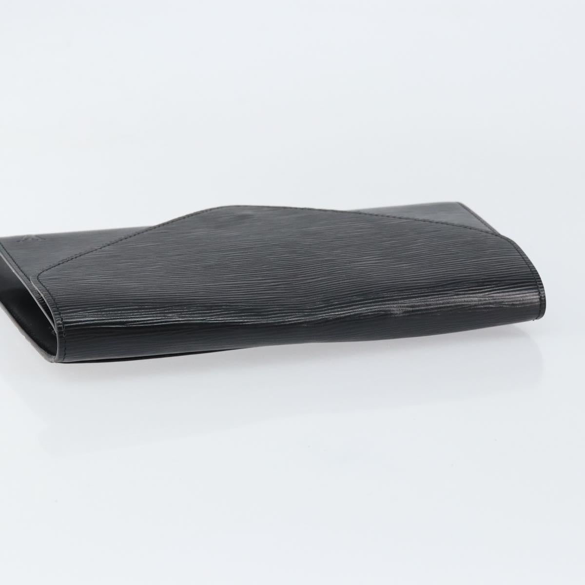 LOUIS VUITTON Epi Art Deco Clutch Bag Black M52632 LV Auth 160437