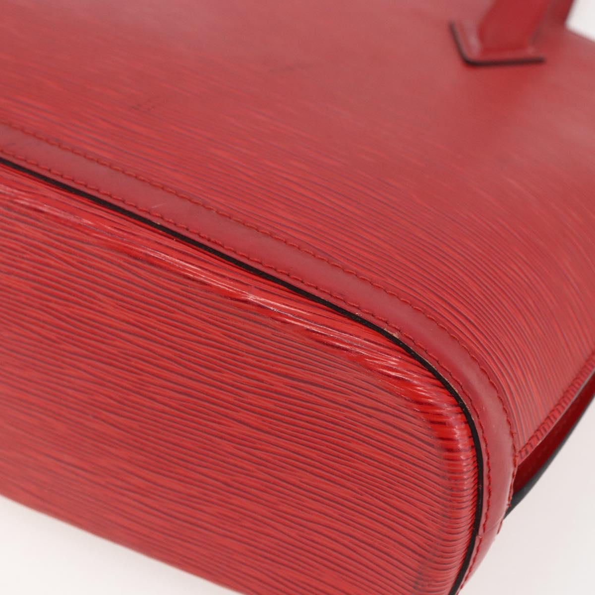 LOUIS VUITTON Epi Lussac Shoulder Bag Red M52287 LV Auth 160439