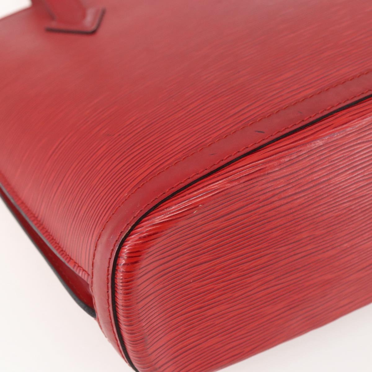 LOUIS VUITTON Epi Lussac Shoulder Bag Red M52287 LV Auth 160439