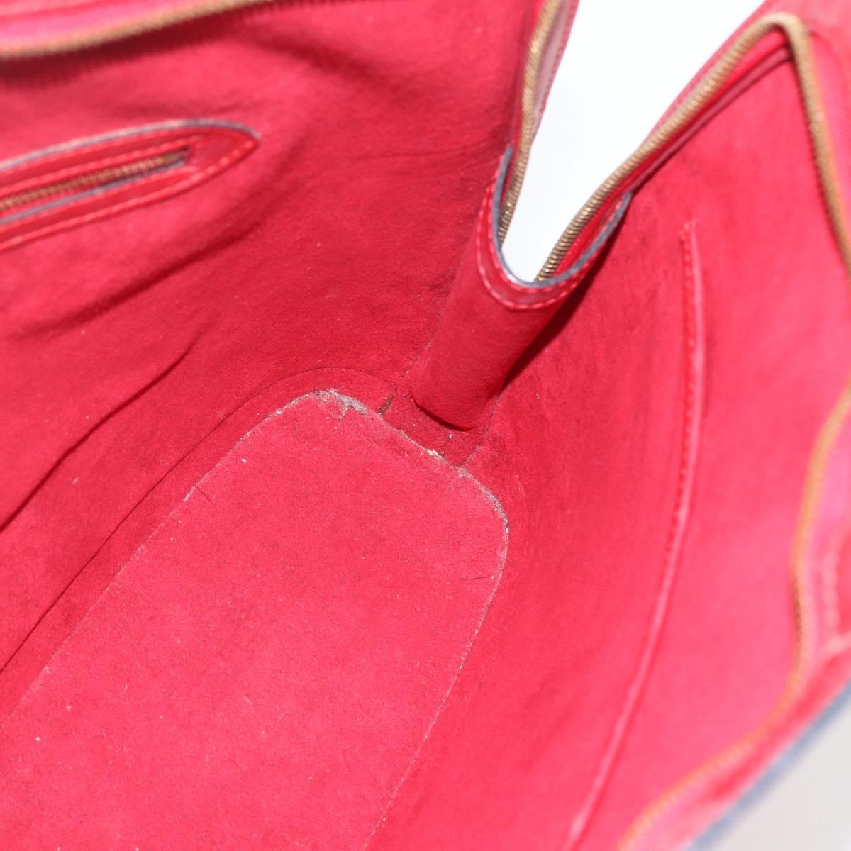 LOUIS VUITTON Epi Lussac Shoulder Bag Red M52287 LV Auth 160439