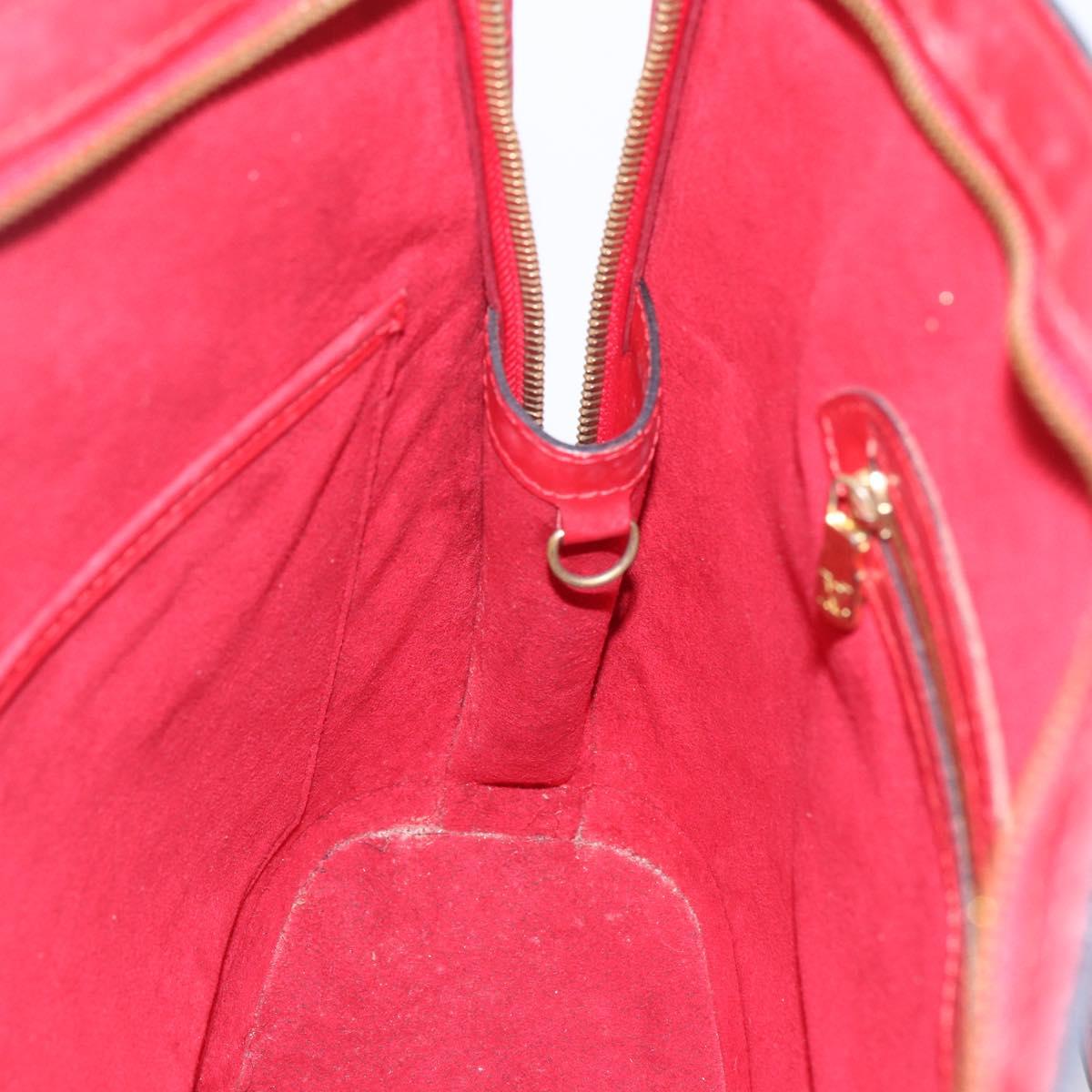 LOUIS VUITTON Epi Lussac Shoulder Bag Red M52287 LV Auth 160439