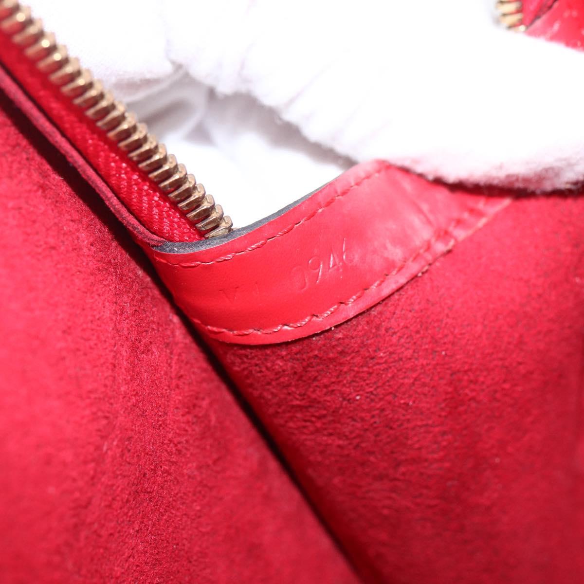 LOUIS VUITTON Epi Lussac Shoulder Bag Red M52287 LV Auth 160439