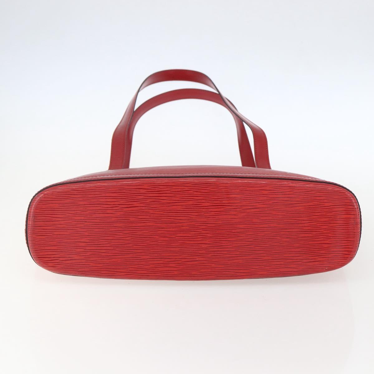 LOUIS VUITTON Epi Lussac Shoulder Bag Red M52287 LV Auth 160439