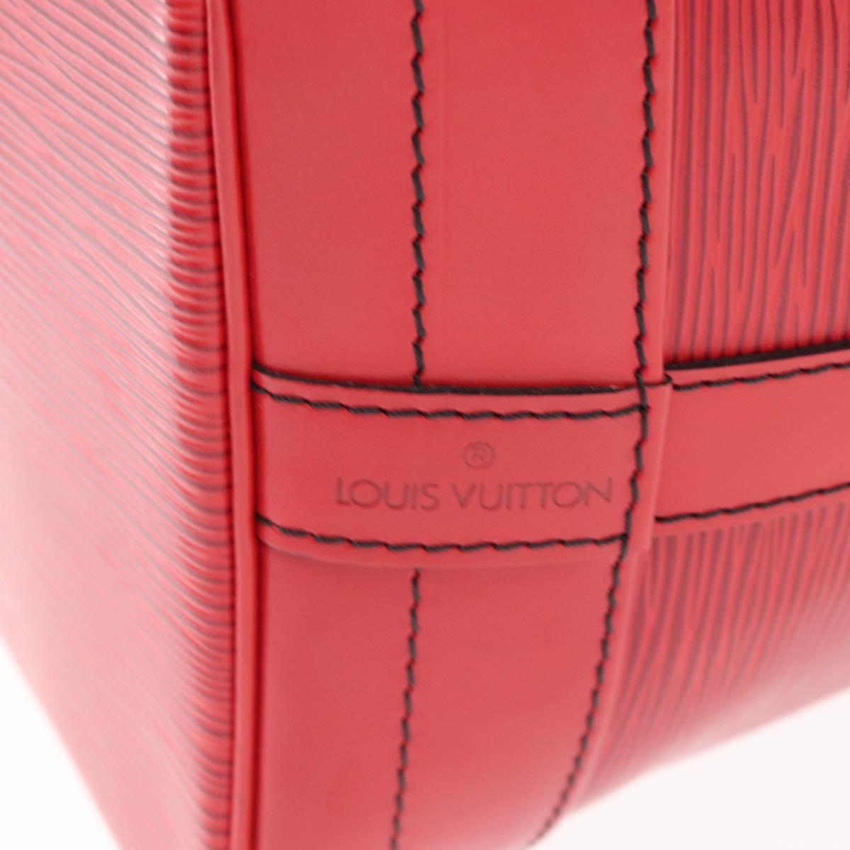 LOUIS VUITTON Epi Noe Shoulder Bag Red M44007 LV Auth 160445