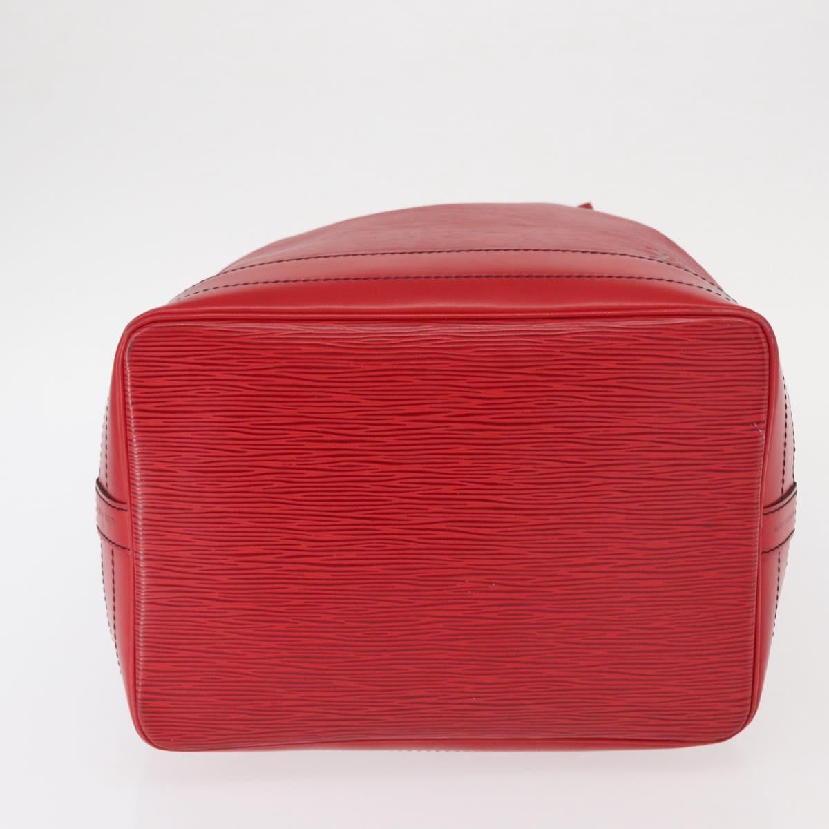 LOUIS VUITTON Epi Noe Shoulder Bag Red M44007 LV Auth 160445