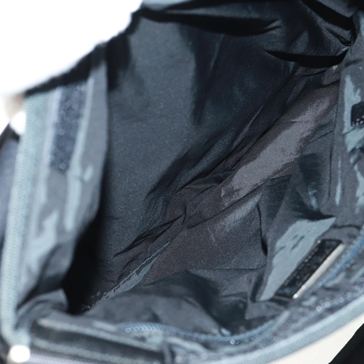 PRADA Sports Shoulder Bag Nylon Black Silver Auth 160515