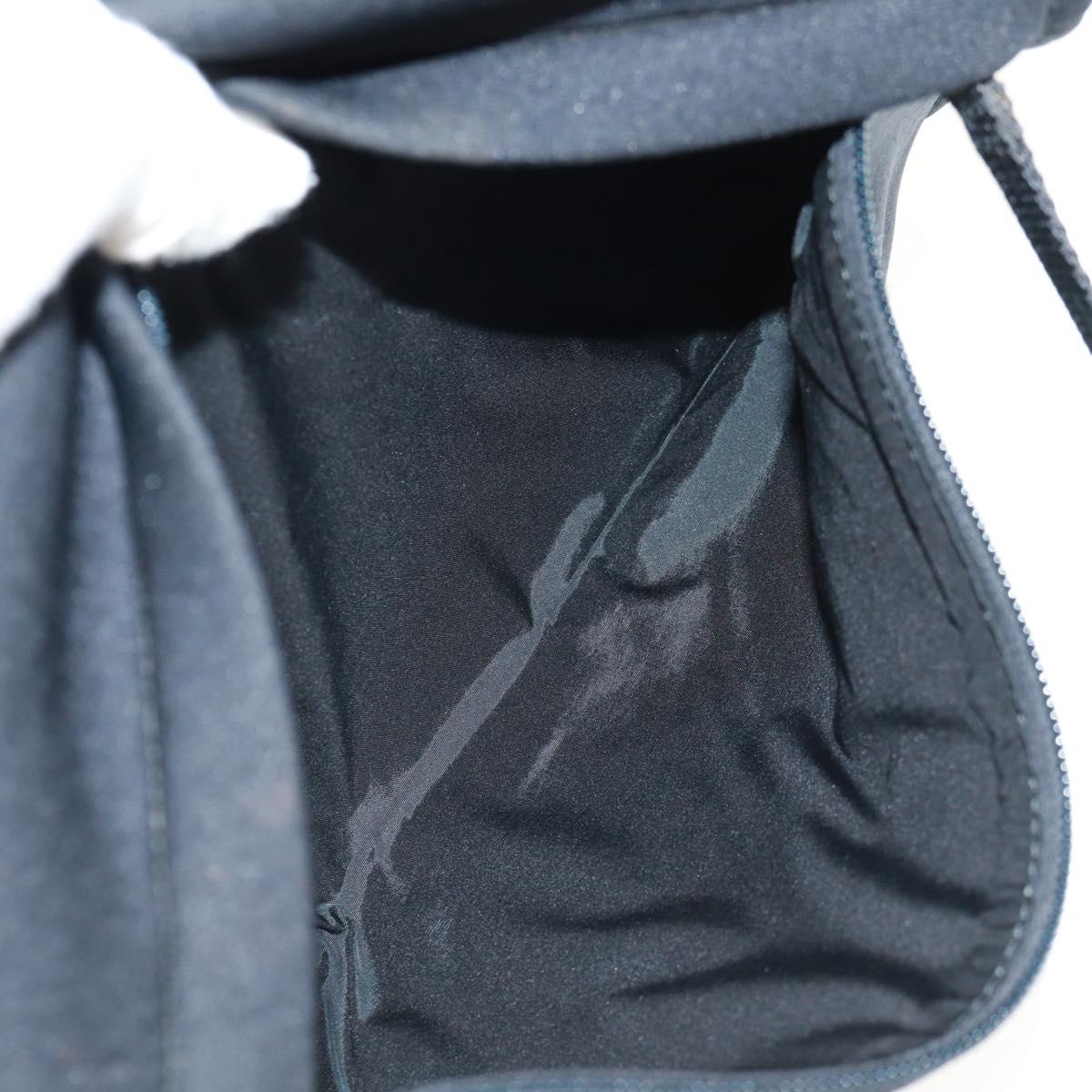 PRADA Sports Shoulder Bag Nylon Black Silver Auth 160515
