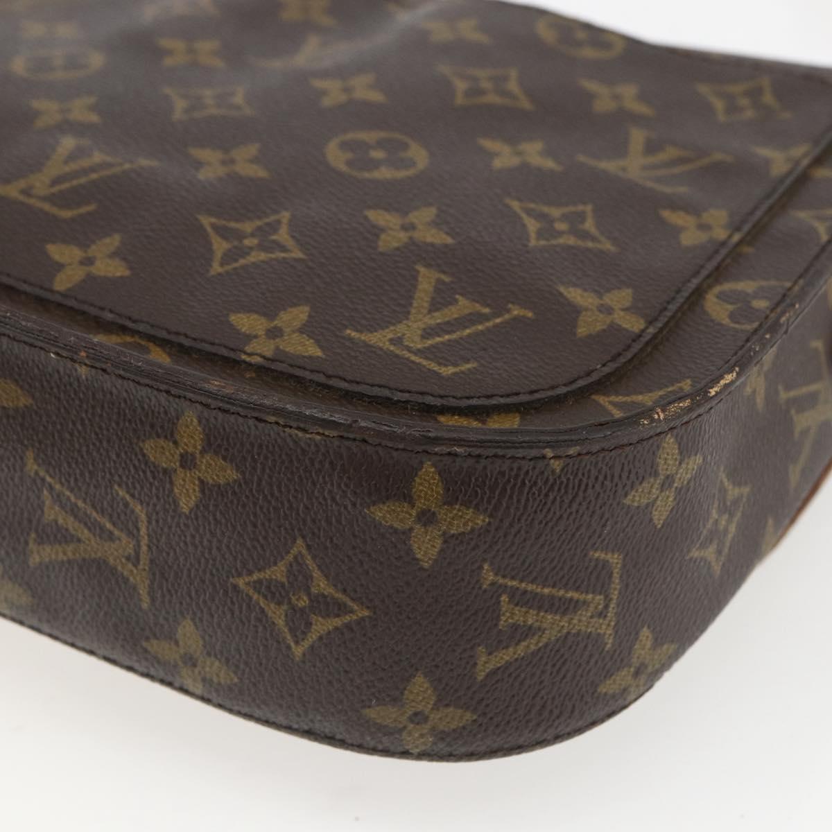 LOUIS VUITTON Monogram Saint Cloud GM Shoulder Bag M51242 LV Auth 160542