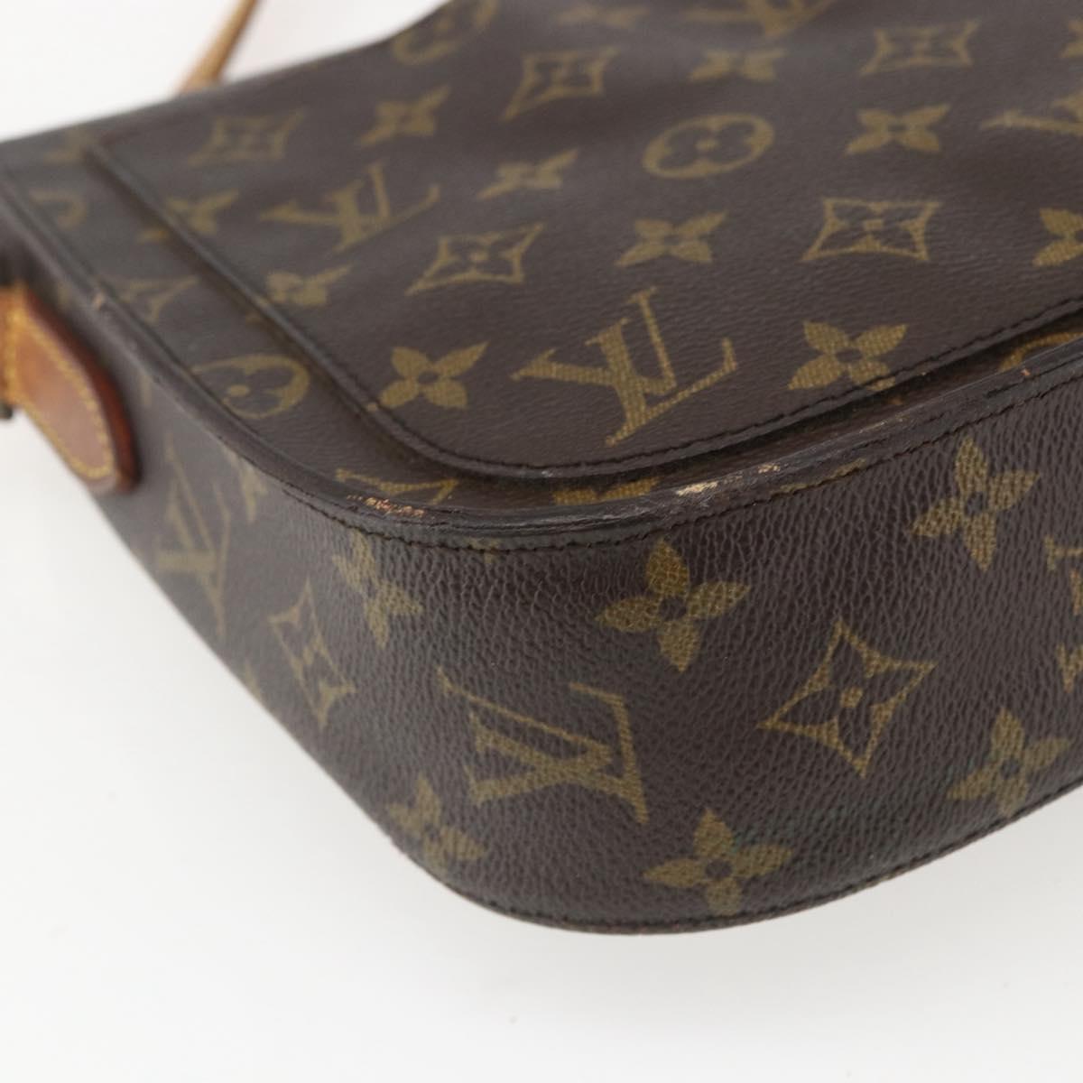 LOUIS VUITTON Monogram Saint Cloud GM Shoulder Bag M51242 LV Auth 160542