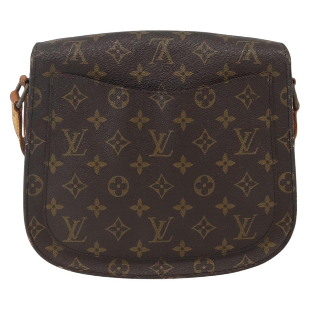 LOUIS VUITTON Monogram Saint Cloud GM Shoulder Bag M51242 LV Auth 160542
