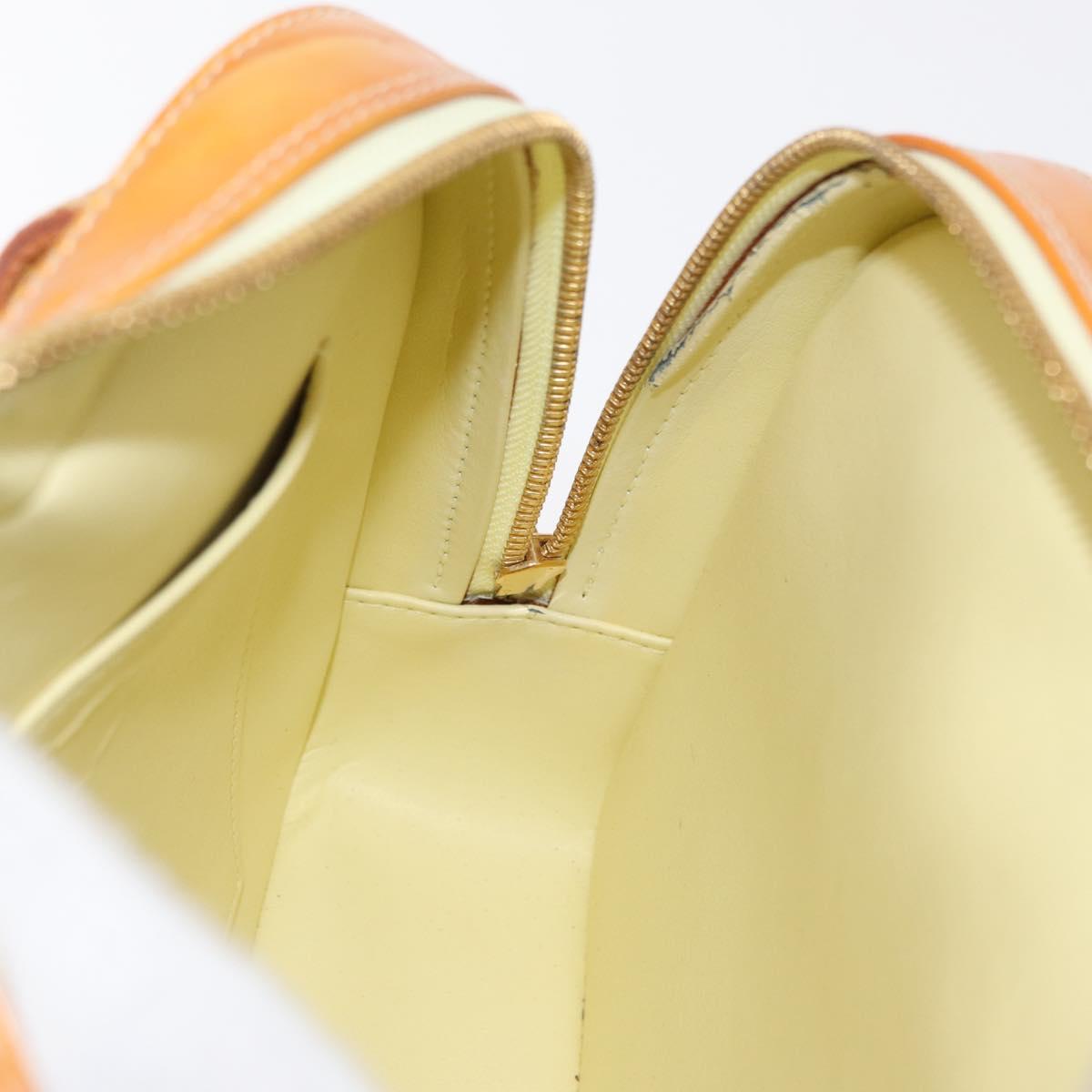 LOUIS VUITTON Monogram Vernis Marley Backpack Yellow M91040 LV Auth 160551