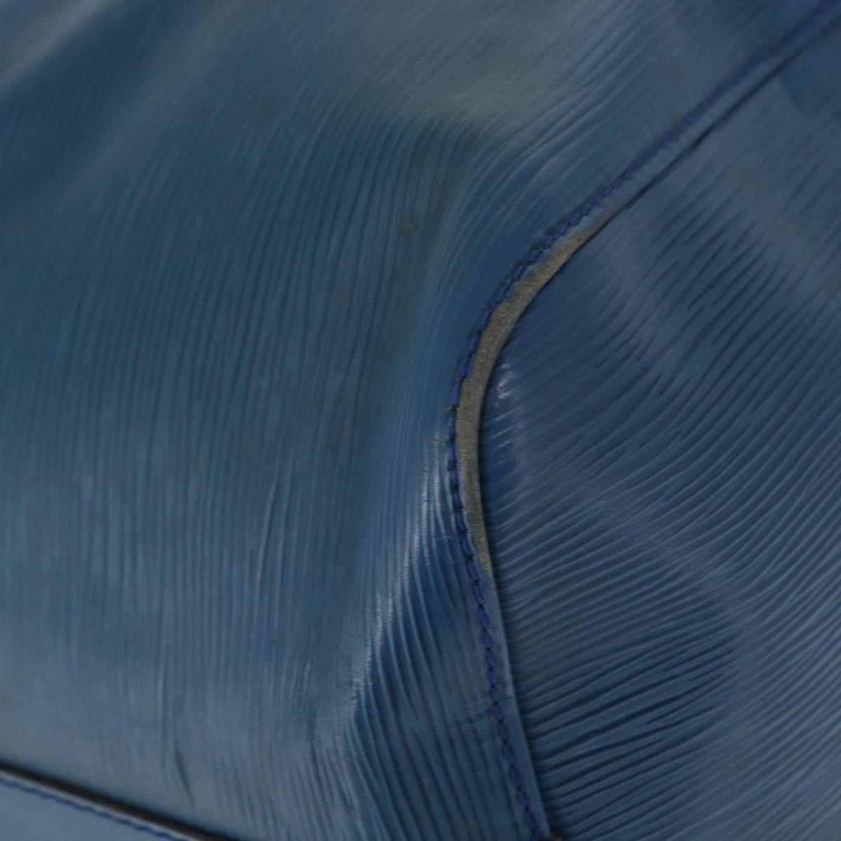 LOUIS VUITTON Epi Petit Noe Shoulder Bag Blue M44105 LV Auth 160554