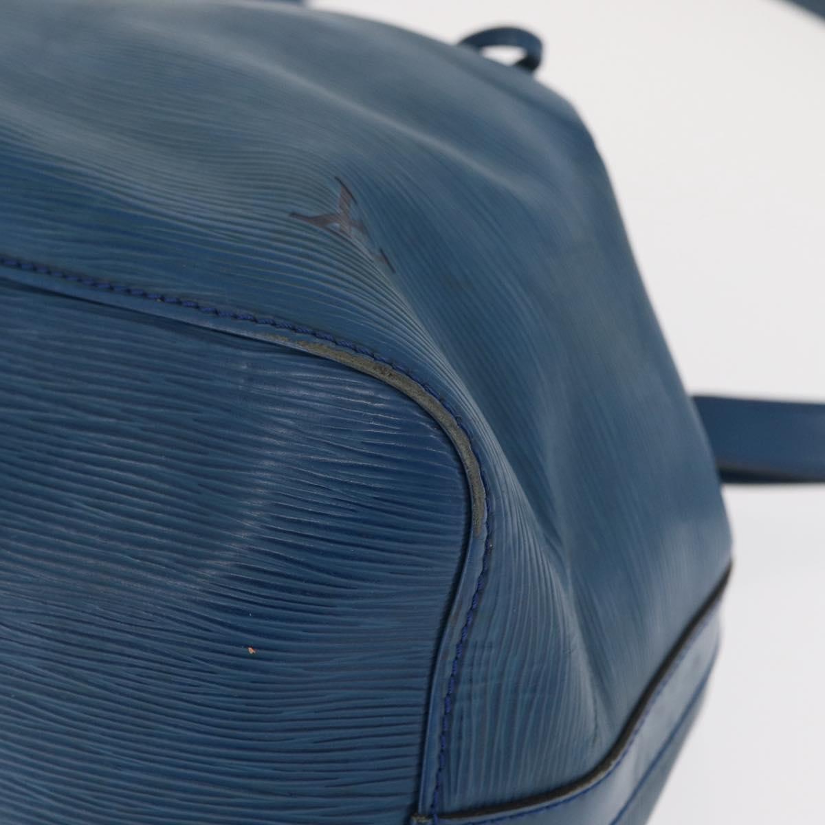 LOUIS VUITTON Epi Petit Noe Shoulder Bag Blue M44105 LV Auth 160554