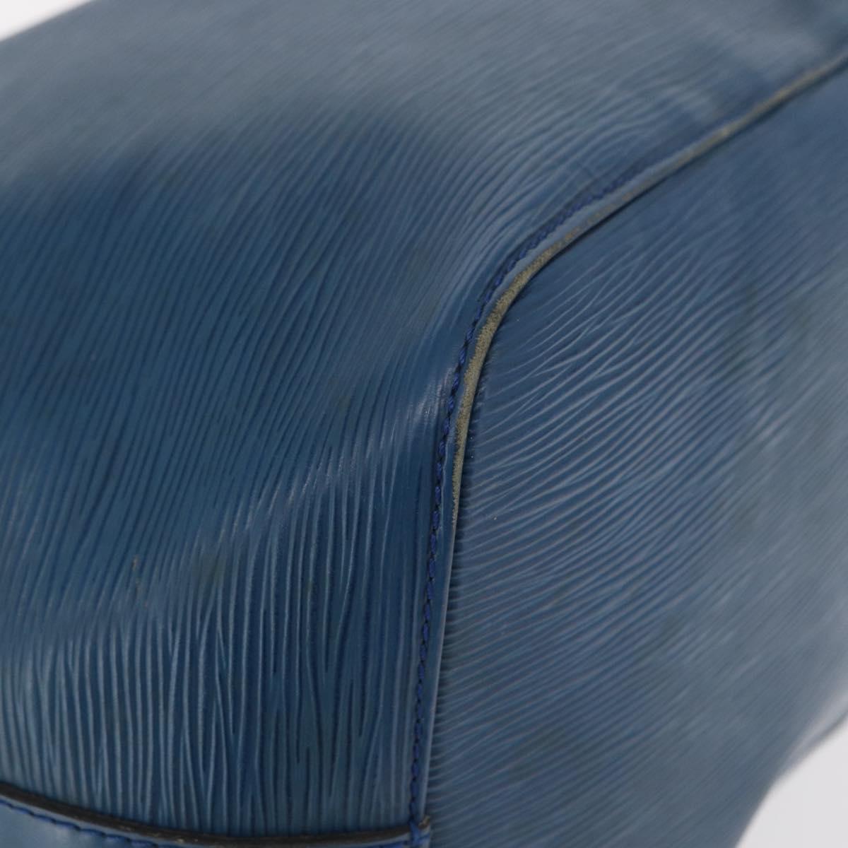 LOUIS VUITTON Epi Petit Noe Shoulder Bag Blue M44105 LV Auth 160554