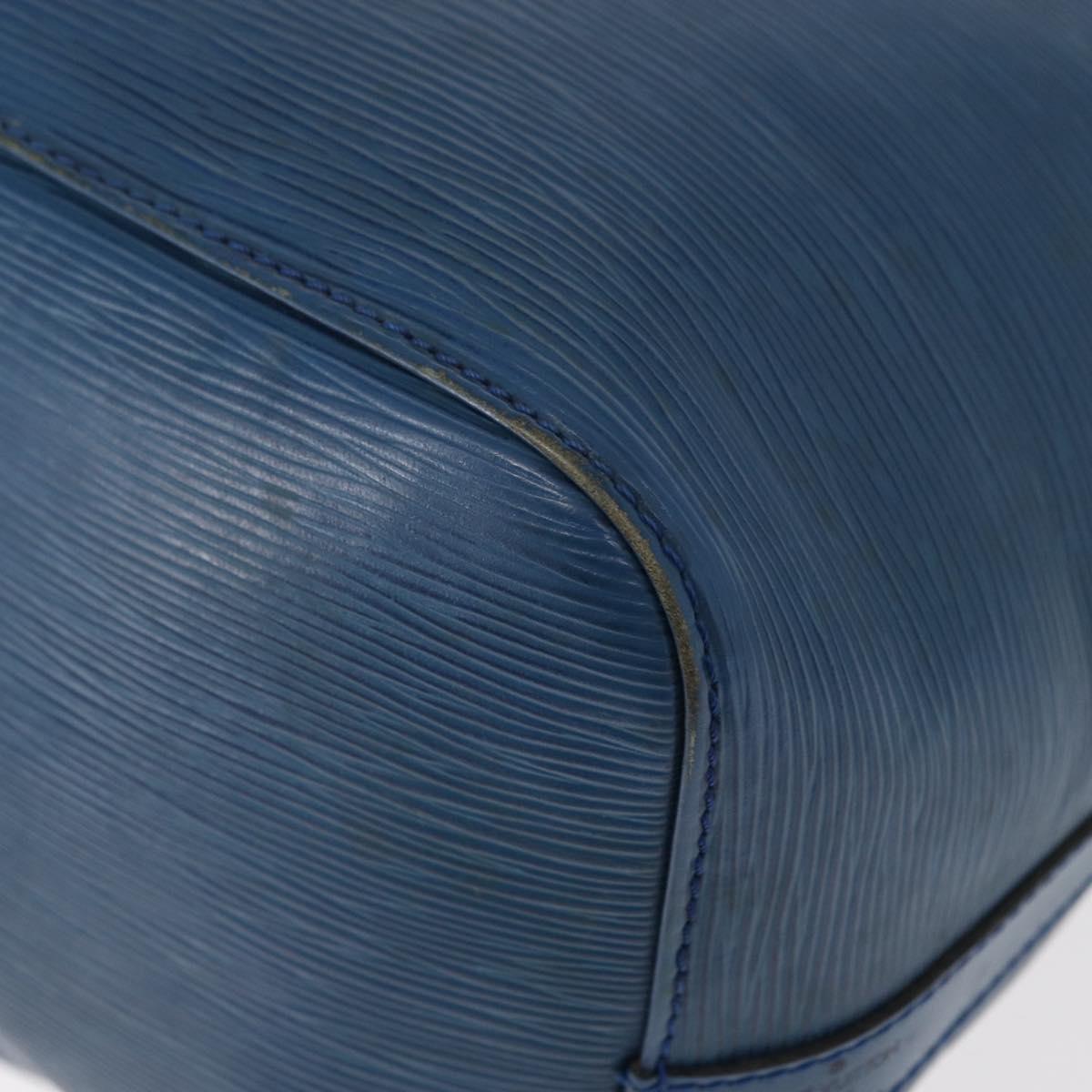 LOUIS VUITTON Epi Petit Noe Shoulder Bag Blue M44105 LV Auth 160554