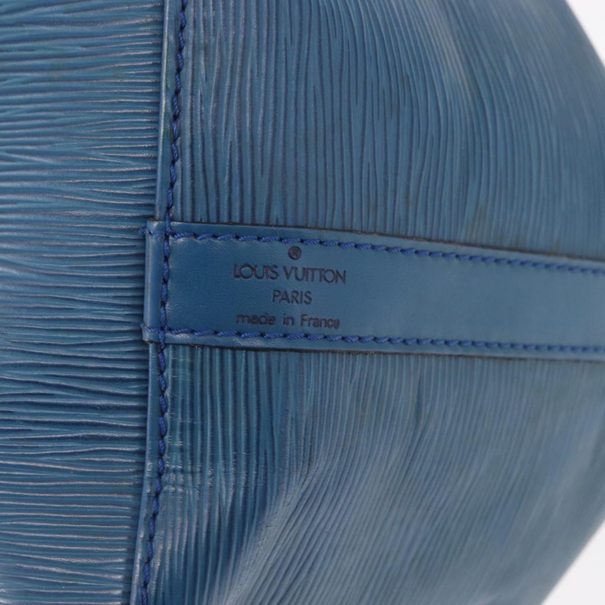 LOUIS VUITTON Epi Petit Noe Shoulder Bag Blue M44105 LV Auth 160554