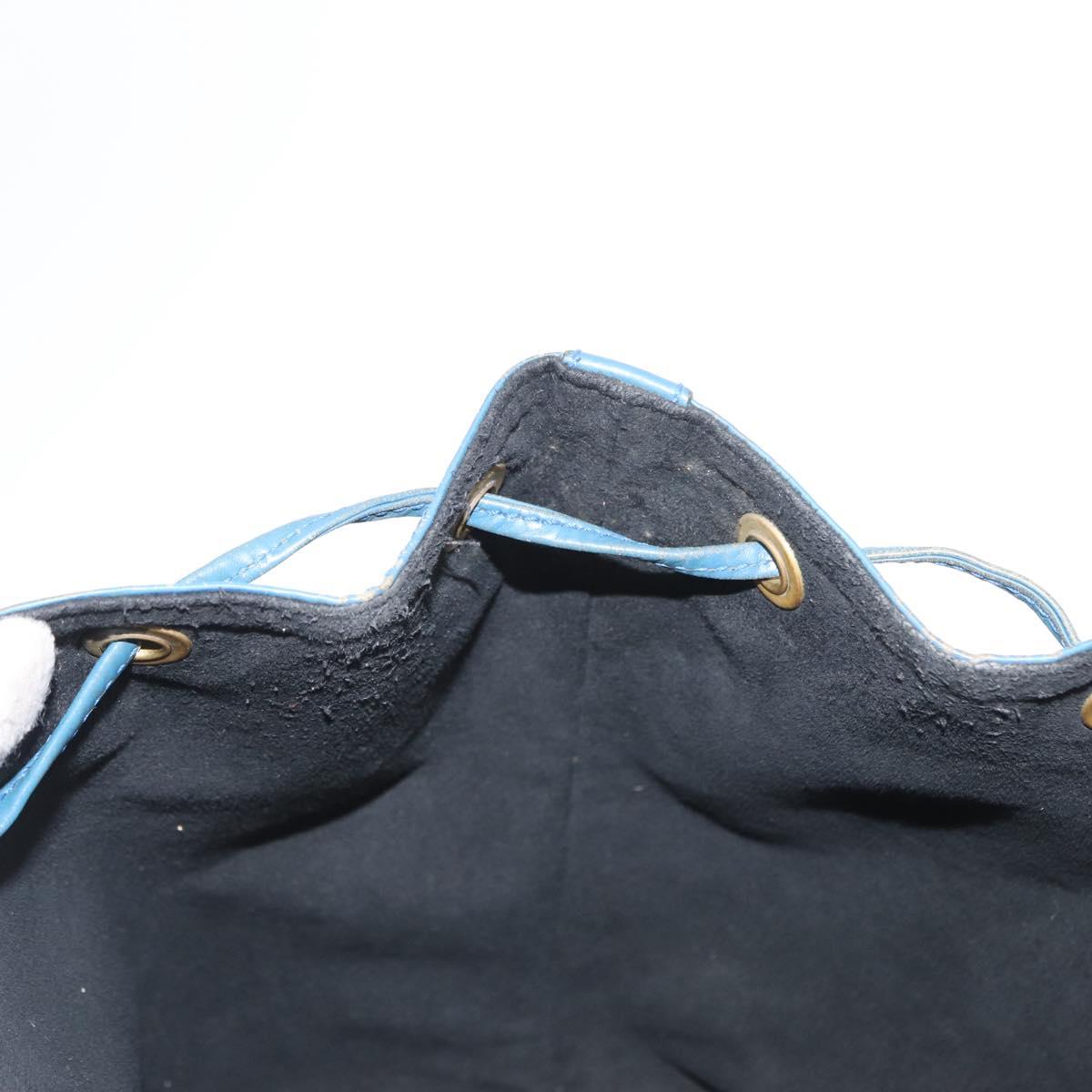 LOUIS VUITTON Epi Petit Noe Shoulder Bag Blue M44105 LV Auth 160554