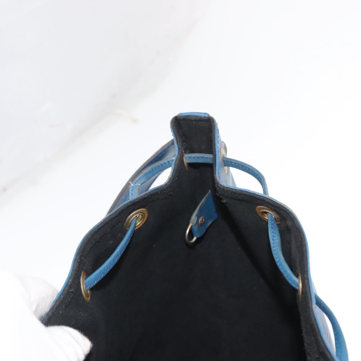 LOUIS VUITTON Epi Petit Noe Shoulder Bag Blue M44105 LV Auth 160554