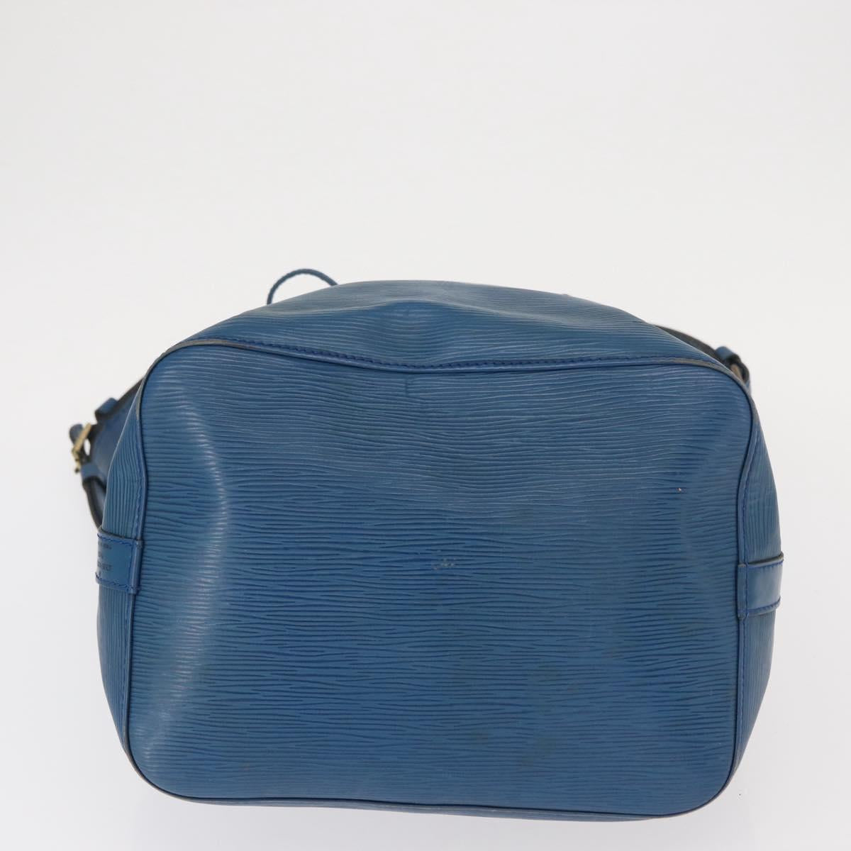 LOUIS VUITTON Epi Petit Noe Shoulder Bag Blue M44105 LV Auth 160554