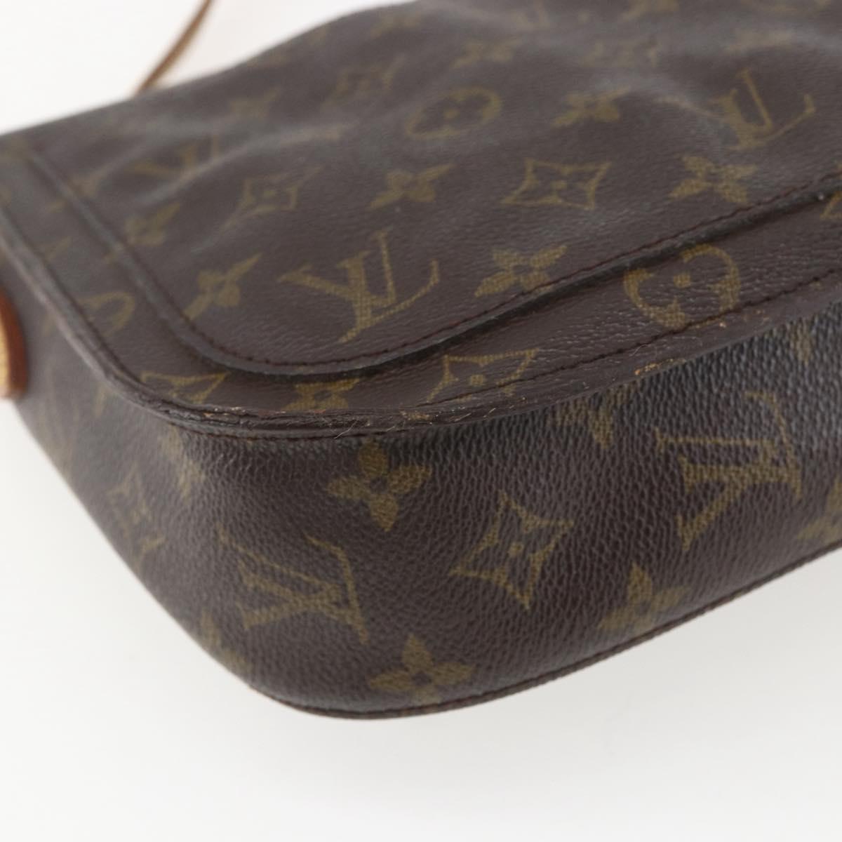 LOUIS VUITTON Monogram Saint Cloud MM Shoulder Bag M51243 LV Auth 160624