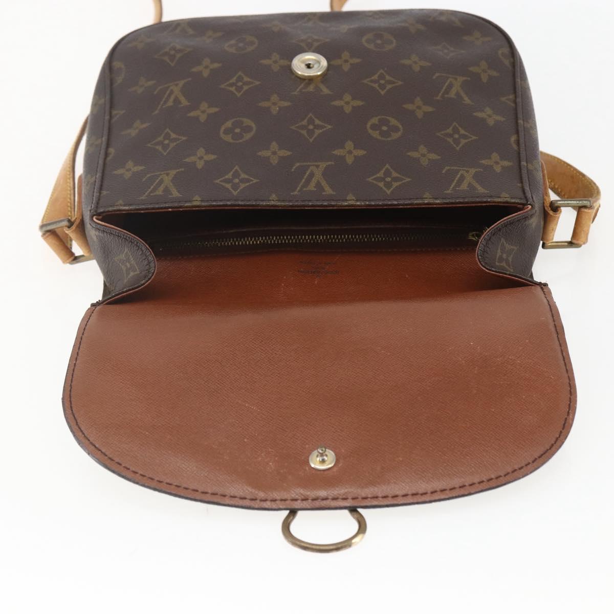 LOUIS VUITTON Monogram Saint Cloud MM Shoulder Bag M51243 LV Auth 160624