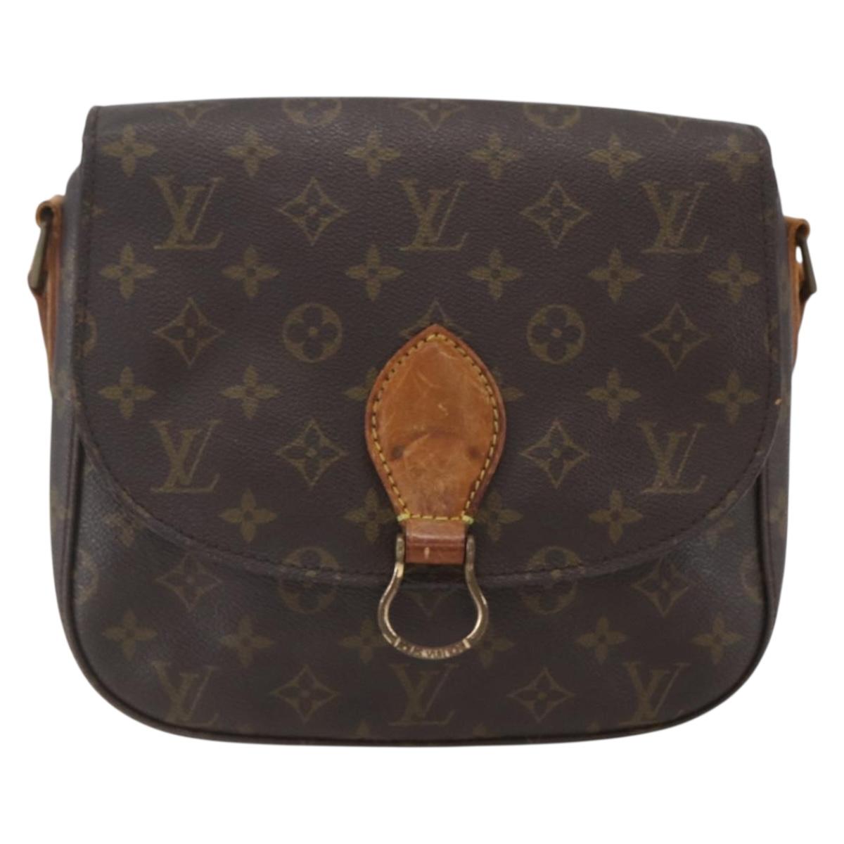 LOUIS VUITTON Monogram Saint Cloud MM Shoulder Bag M51243 LV Auth 160624