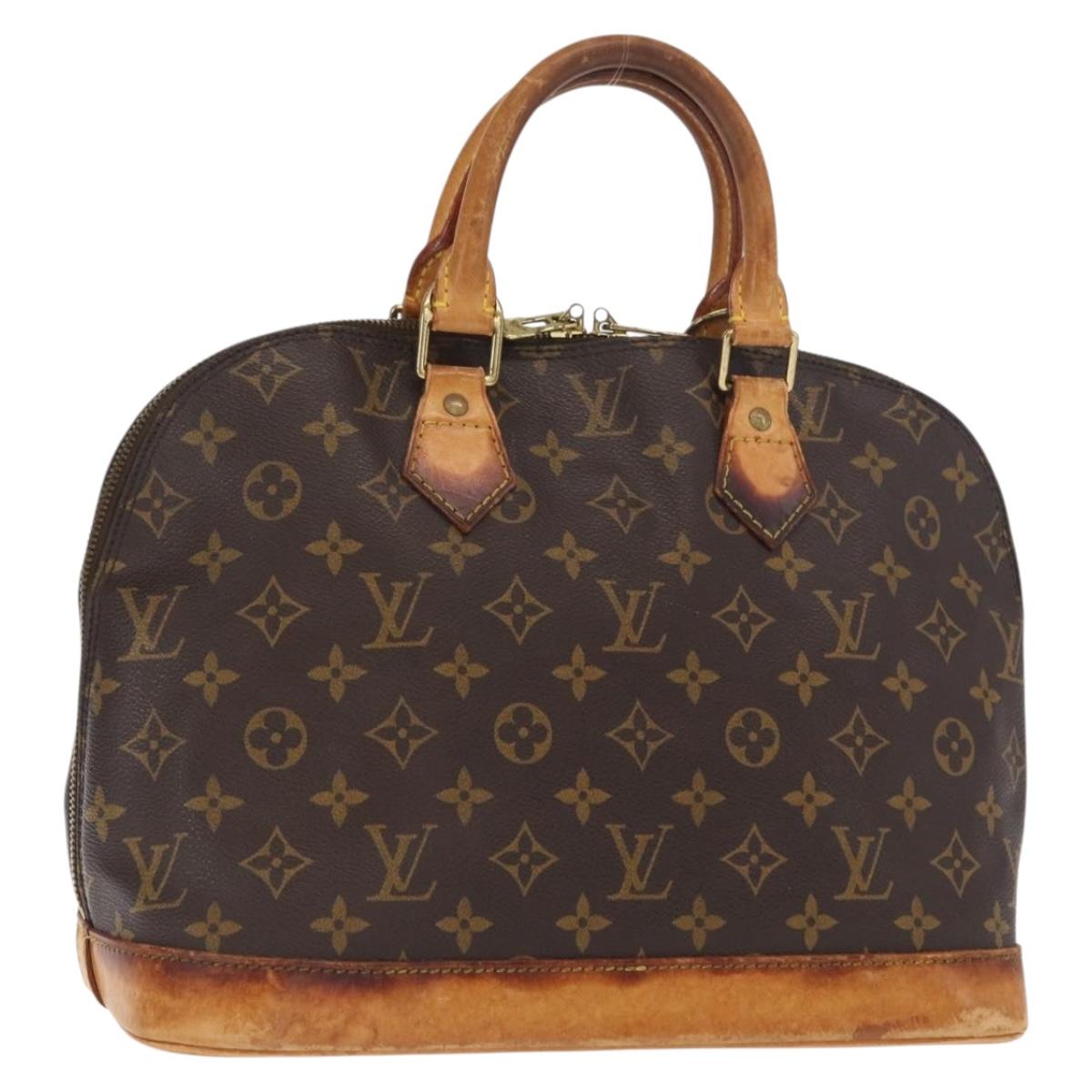 LOUIS VUITTON Monogram Alma Hand Bag M51130 LV Auth 160630
