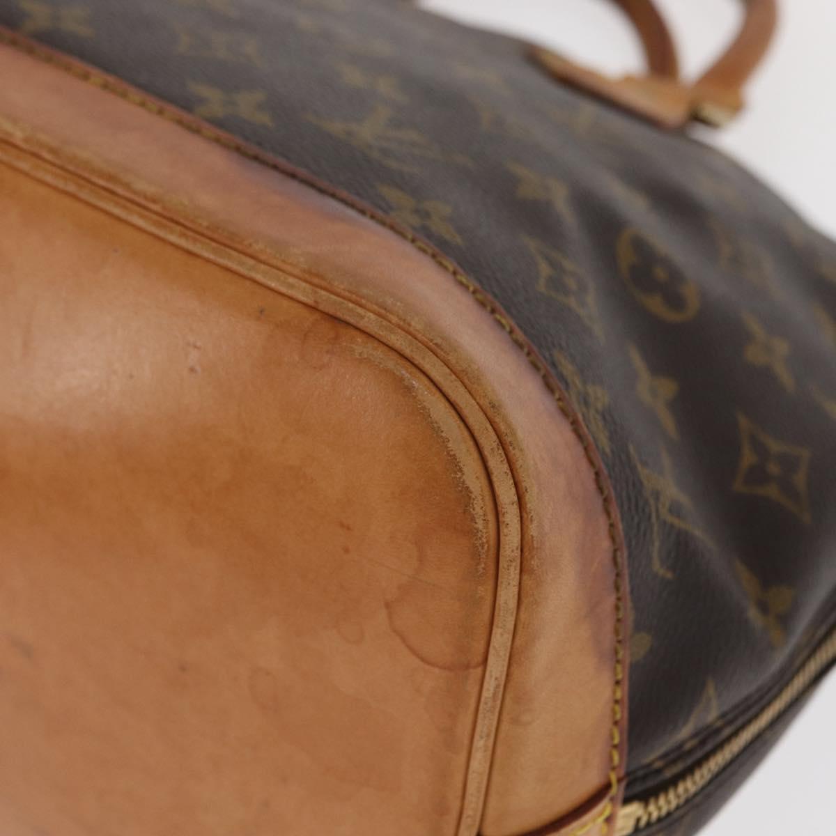 LOUIS VUITTON Monogram Alma Hand Bag M51130 LV Auth 160630