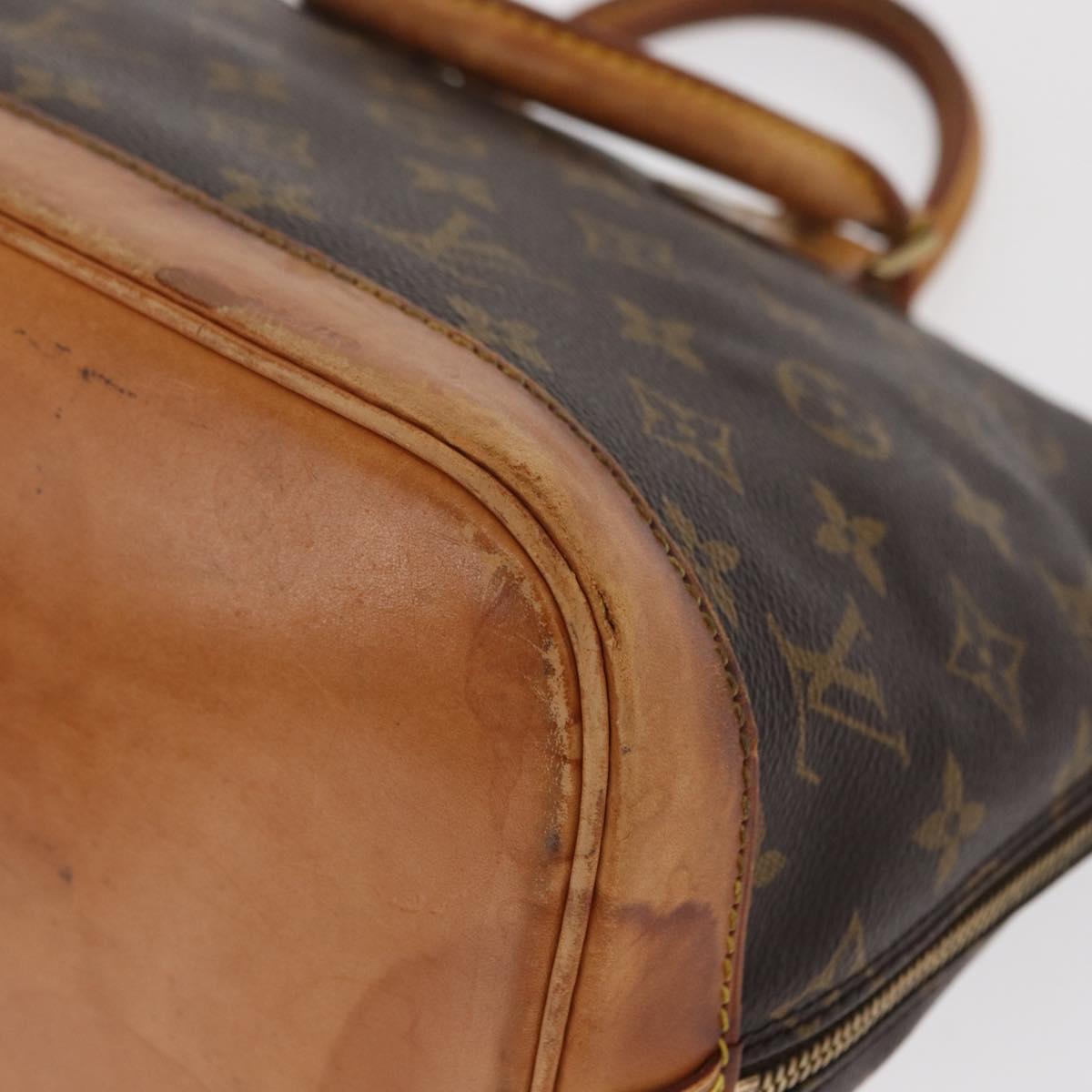 LOUIS VUITTON Monogram Alma Hand Bag M51130 LV Auth 160630