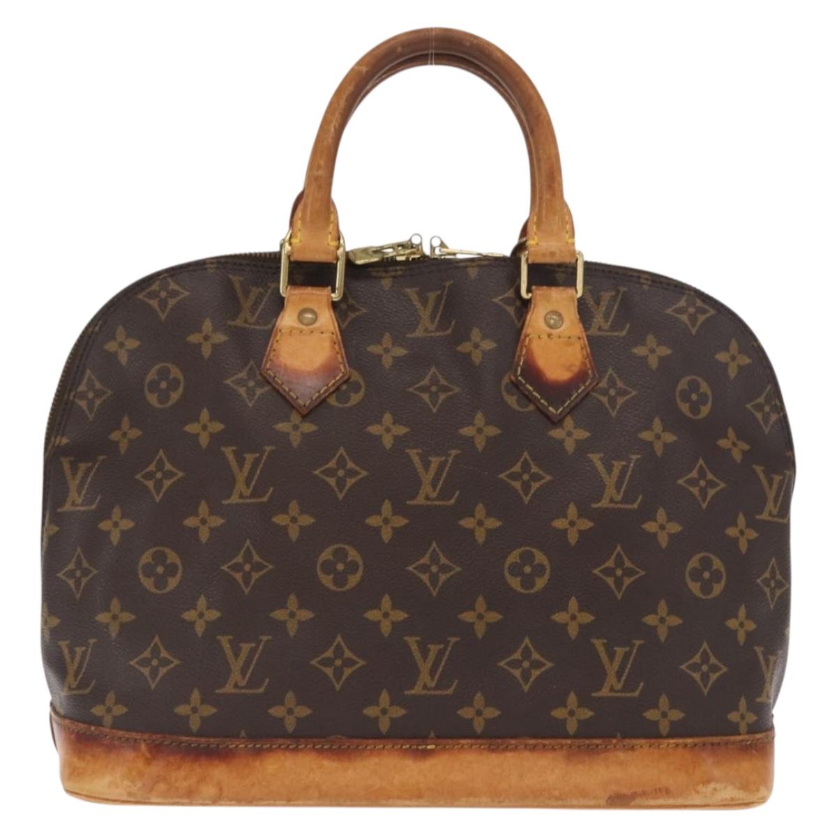 LOUIS VUITTON Monogram Alma Hand Bag M51130 LV Auth 160630