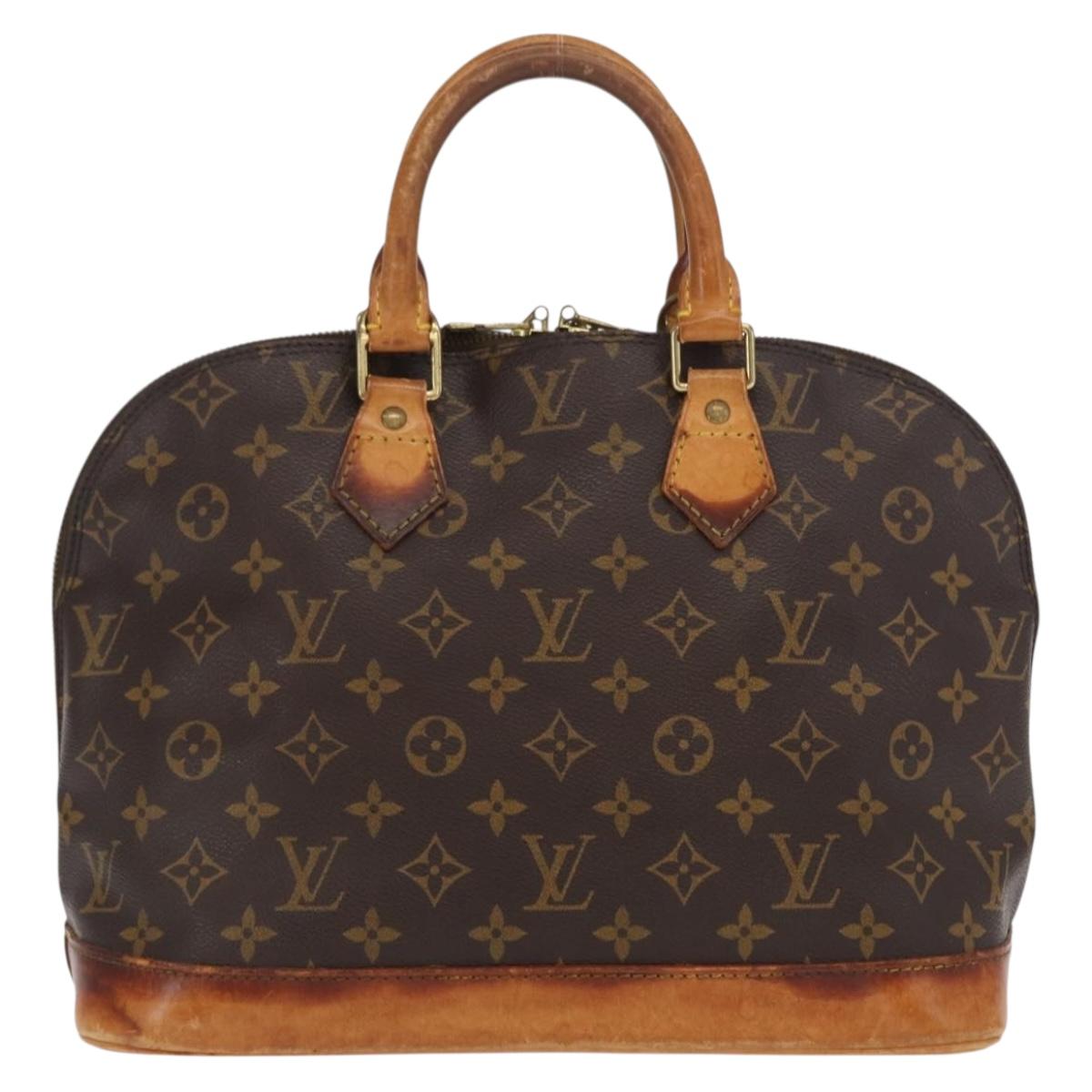 LOUIS VUITTON Monogram Alma Hand Bag M51130 LV Auth 160630