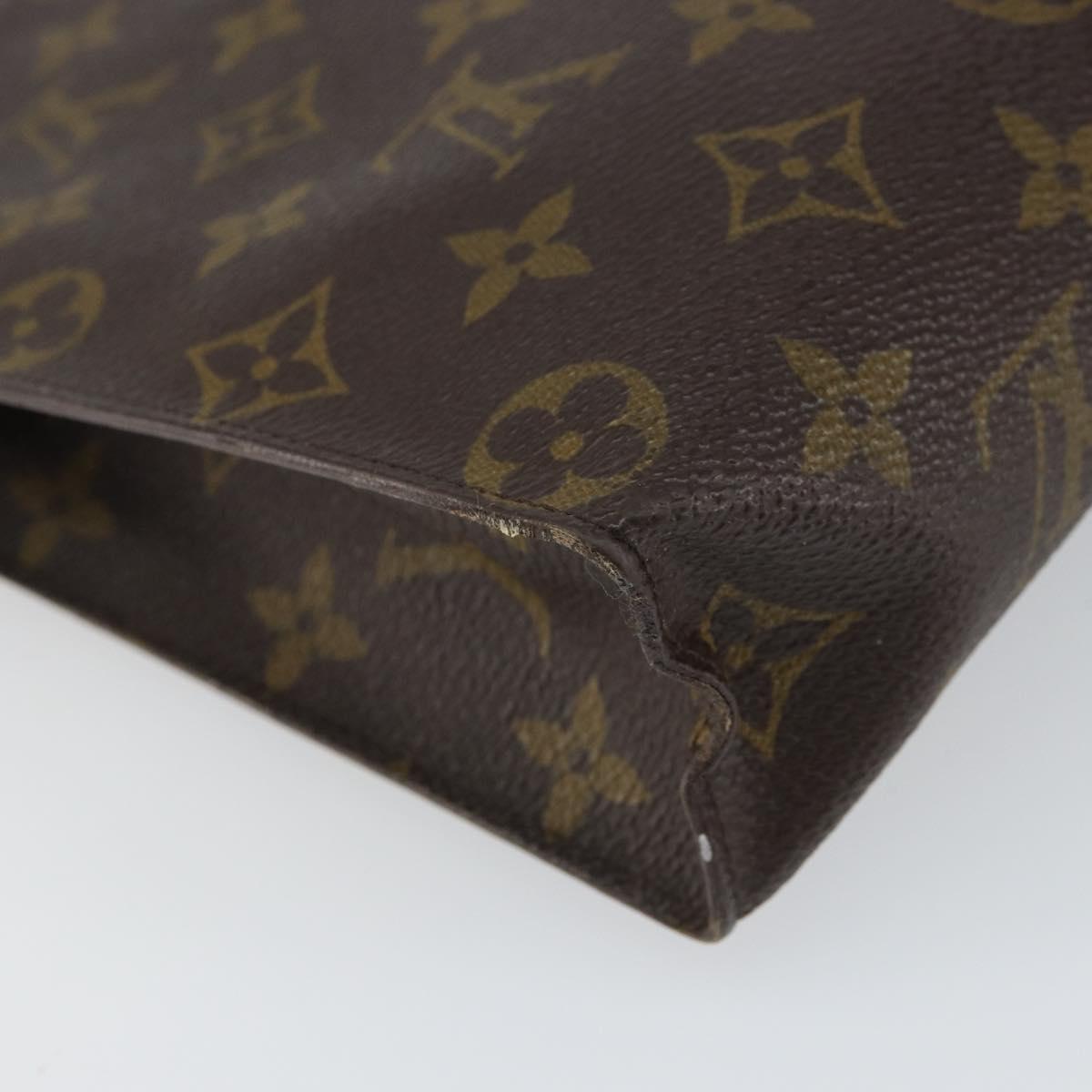 LOUIS VUITTON Monogram Poche Toilette 26 Pouch M47542 LV Auth 160632