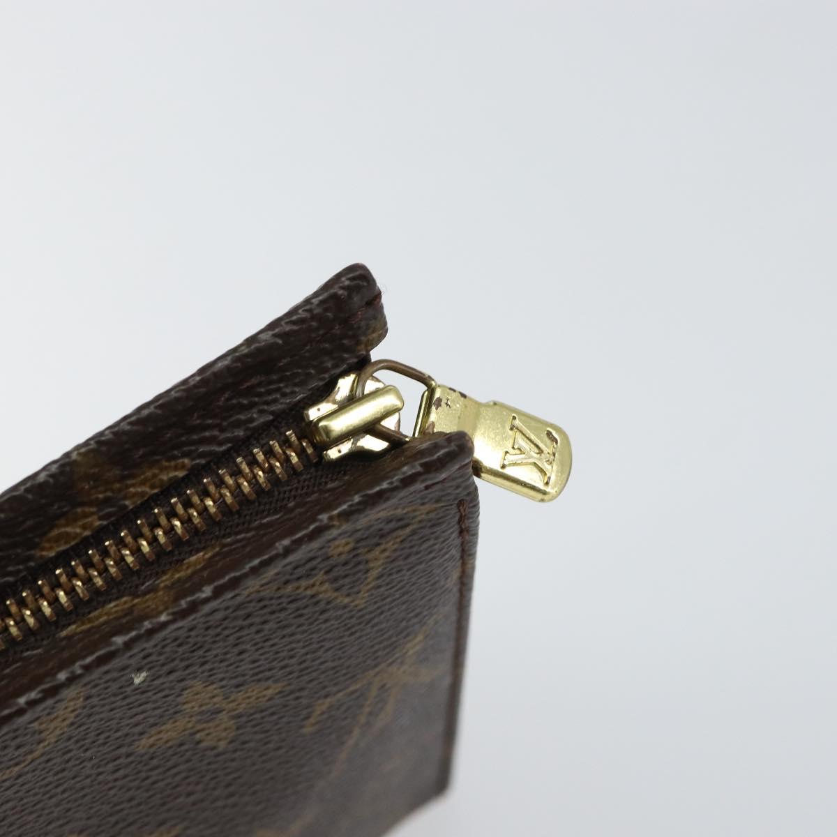 LOUIS VUITTON Monogram Poche Toilette 19 Pouch M47544 LV Auth 160633