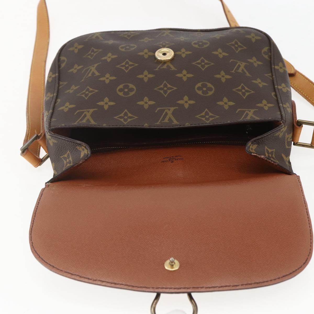 LOUIS VUITTON Monogram Saint Cloud GM Shoulder Bag M51242 LV Auth 160638