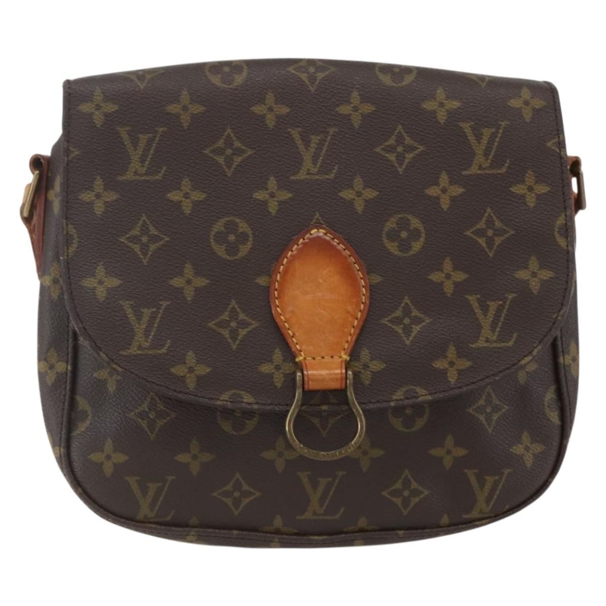 LOUIS VUITTON Monogram Saint Cloud GM Shoulder Bag M51242 LV Auth 160638