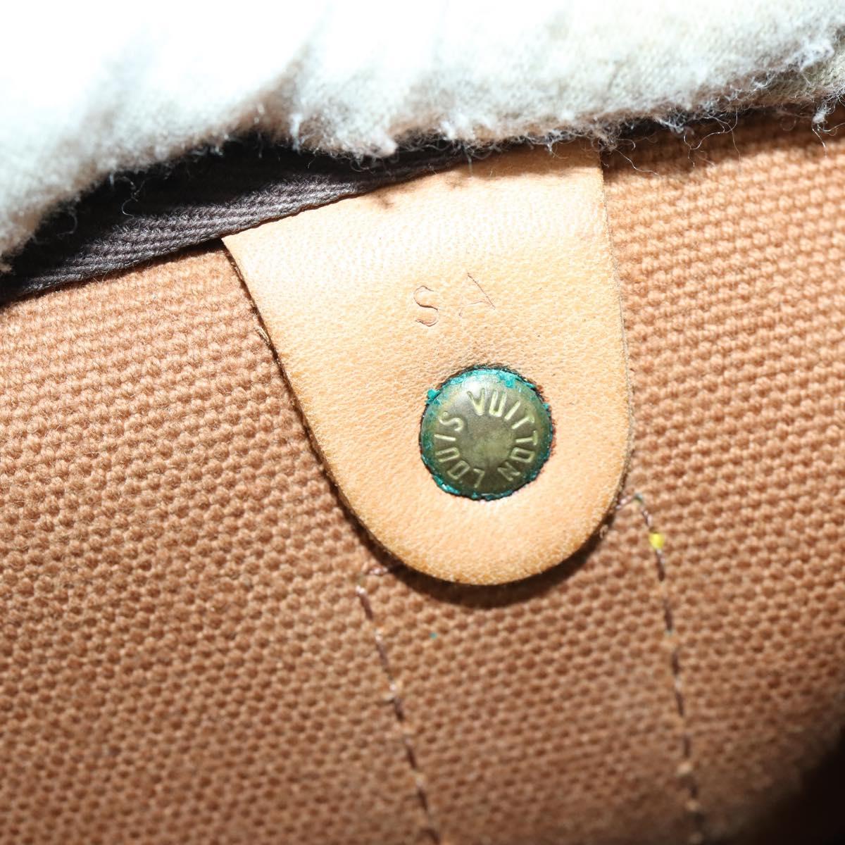 LOUIS VUITTON Monogram Keepall 45 Boston Bag M41428 LV Auth 160644