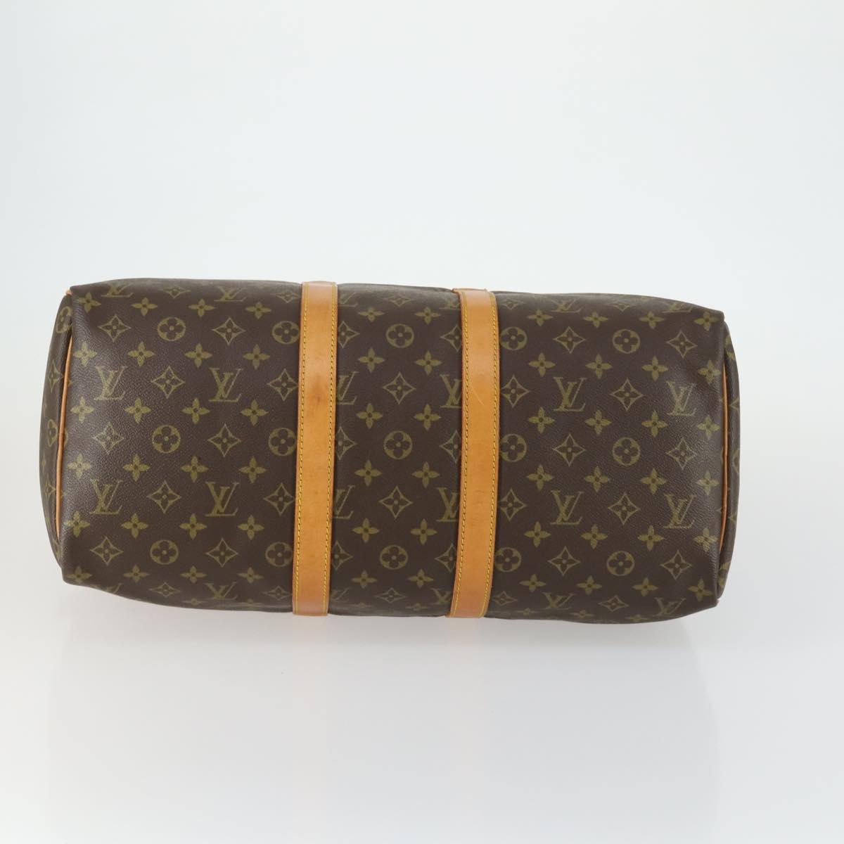 LOUIS VUITTON Monogram Keepall 45 Boston Bag M41428 LV Auth 160644