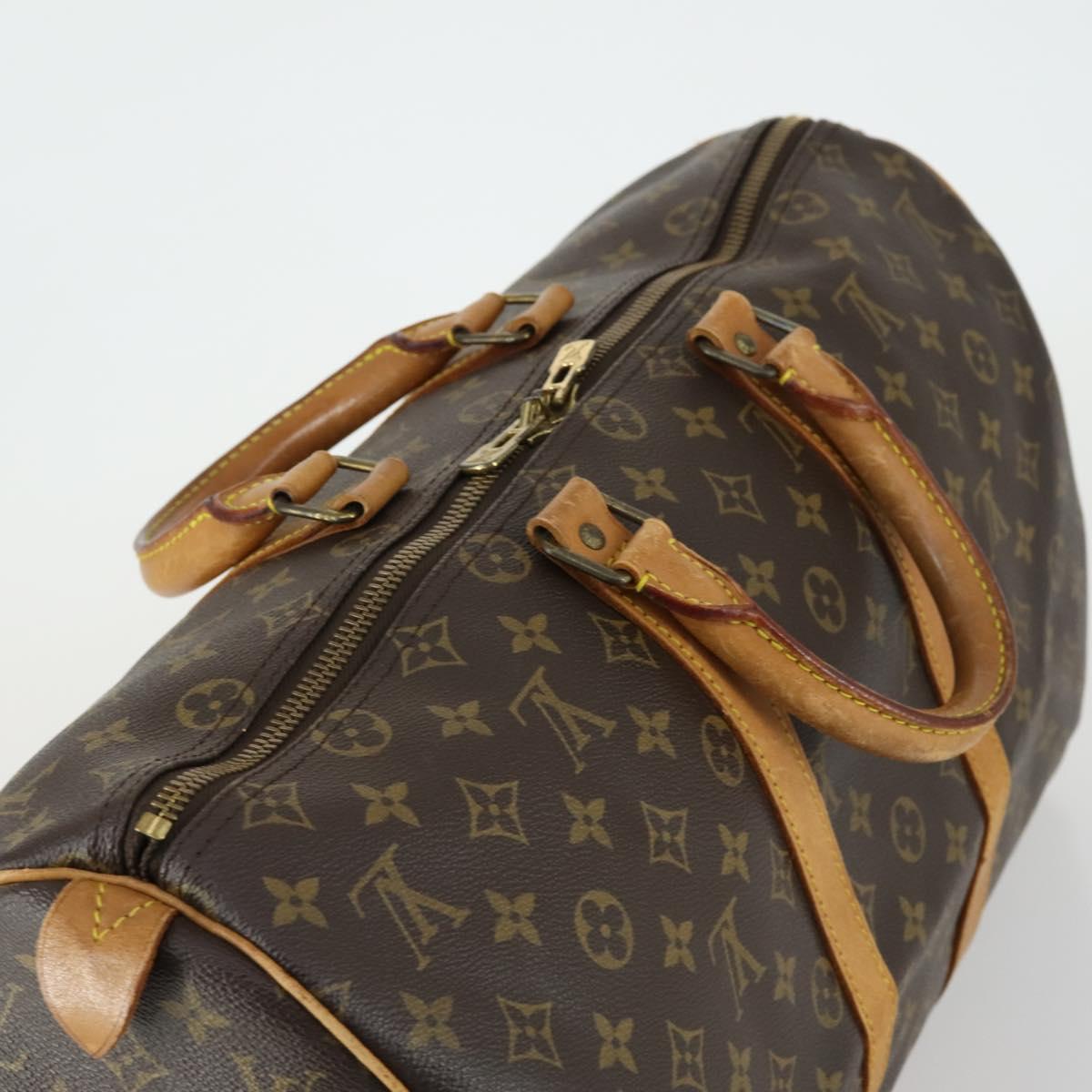 LOUIS VUITTON Monogram Keepall 45 Boston Bag M41428 LV Auth 160645