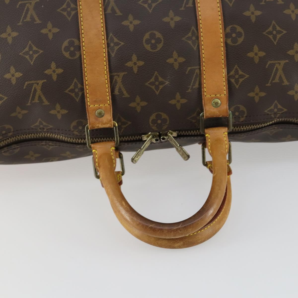 LOUIS VUITTON Monogram Keepall 45 Boston Bag M41428 LV Auth 160646
